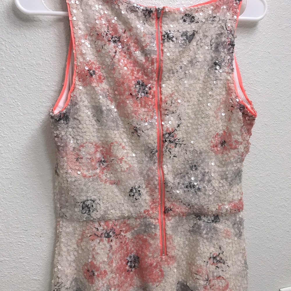 Shimmer peplum top